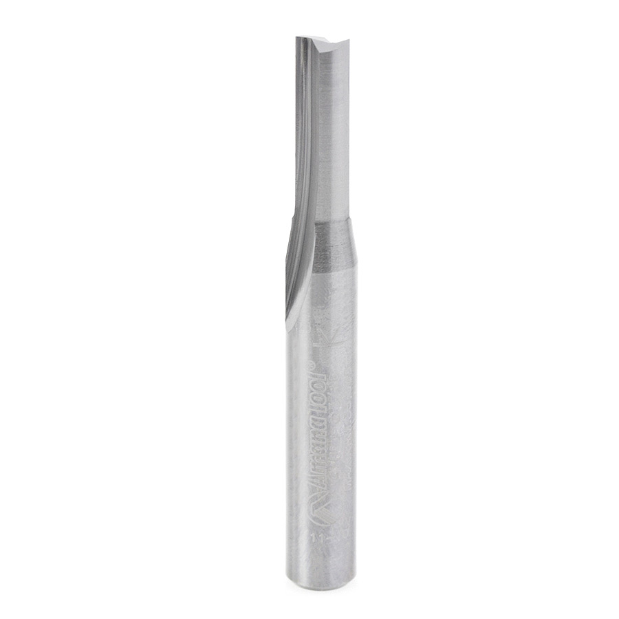 43604 Solid Carbide Double Straight Flute Plastic Cutting 3/16 Dia x 5/8 x 1/4 Inch Shank
