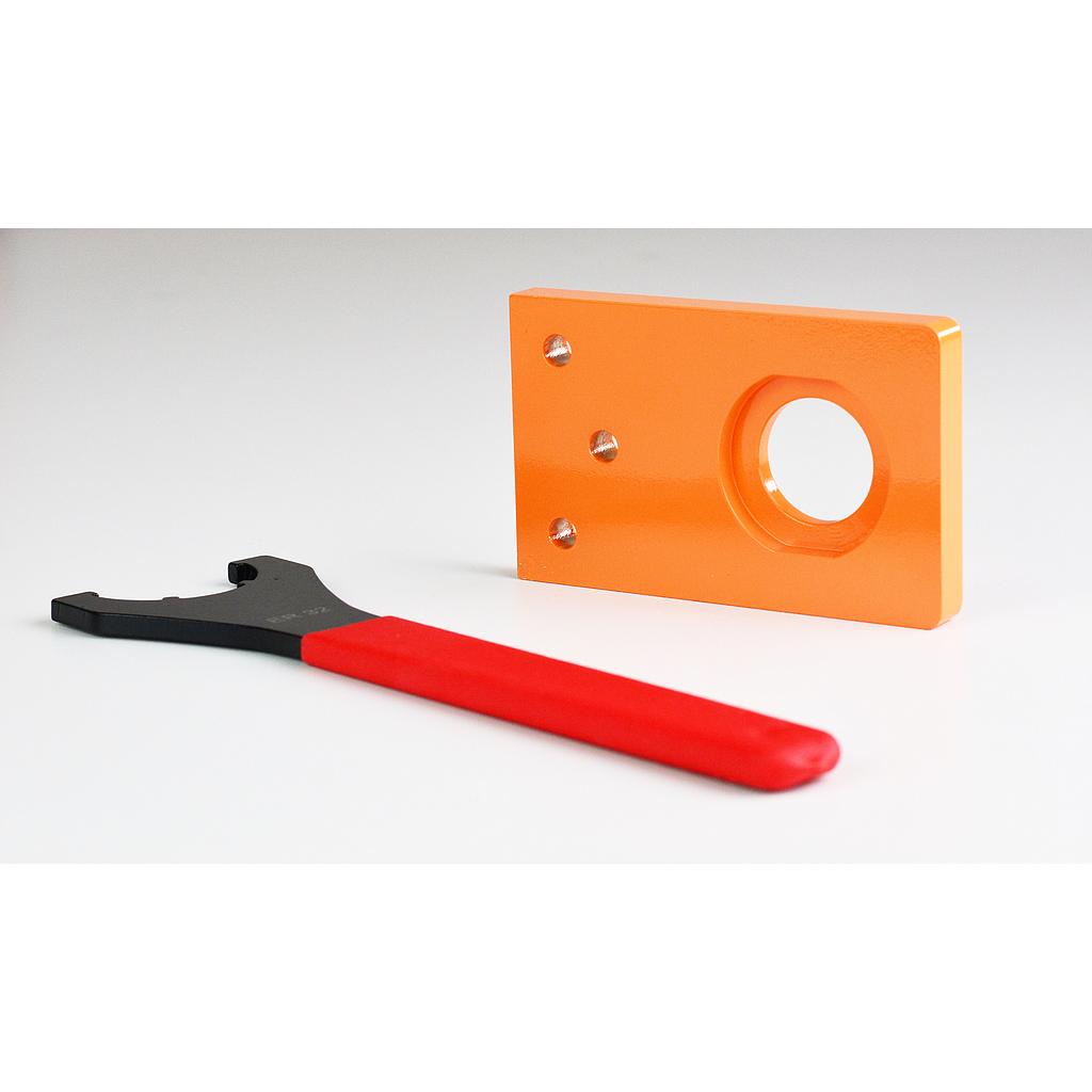 ISO30 Spanner Wrench &amp; Tool Tightening Fixture Combo