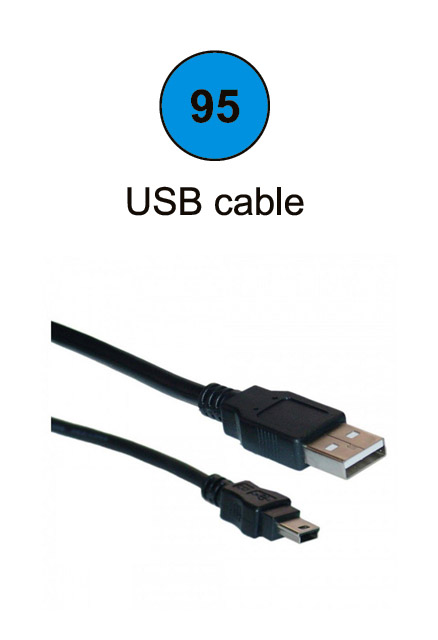 USB Cable - Part #95 In Manual