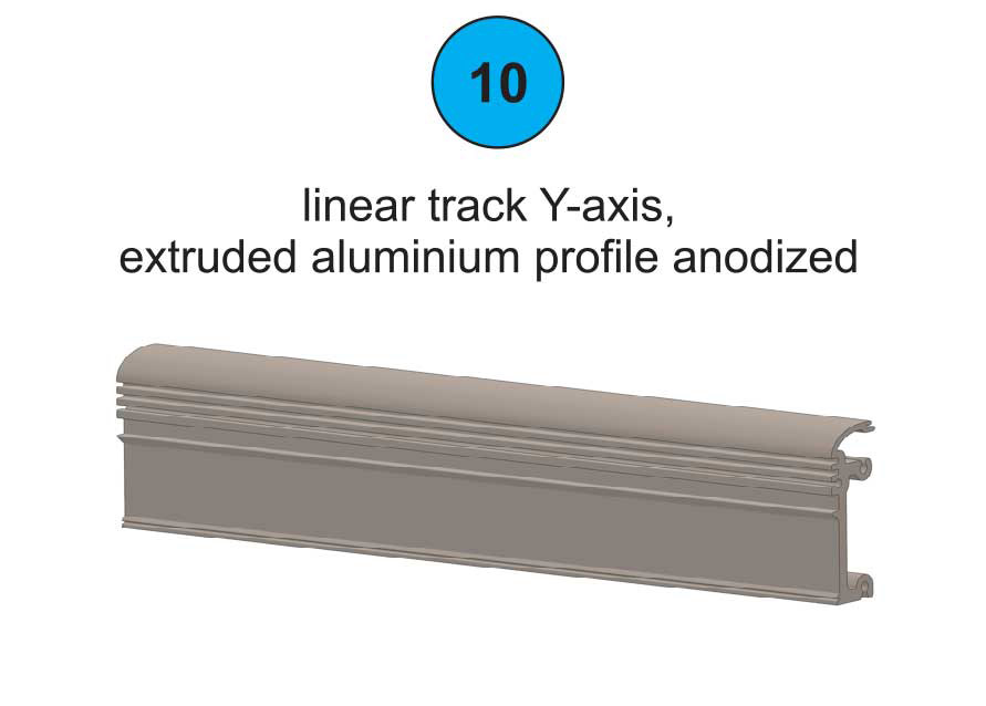Linear Track Y-Axis 600 - Part #10 In Manual