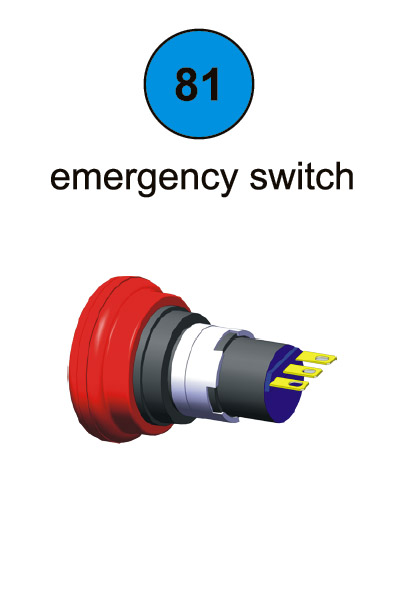 Emergency Stop Switch - Part #81 In Manual