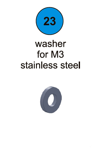 Washer For M3 - Part #23 In Manual