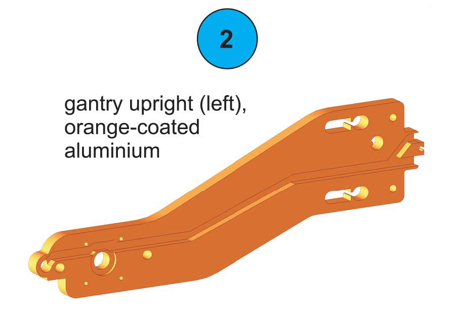 Gantry Upright Left SC2 300 - Part #2 In Manual