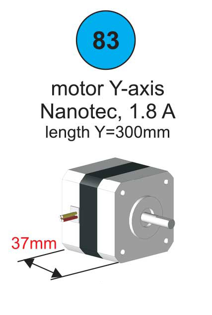 Motor Y-Axis - Part #83 In Manual