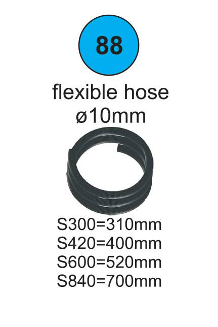 Flexible Hose 10mm - Part #88 In Manual (Sold by mm)