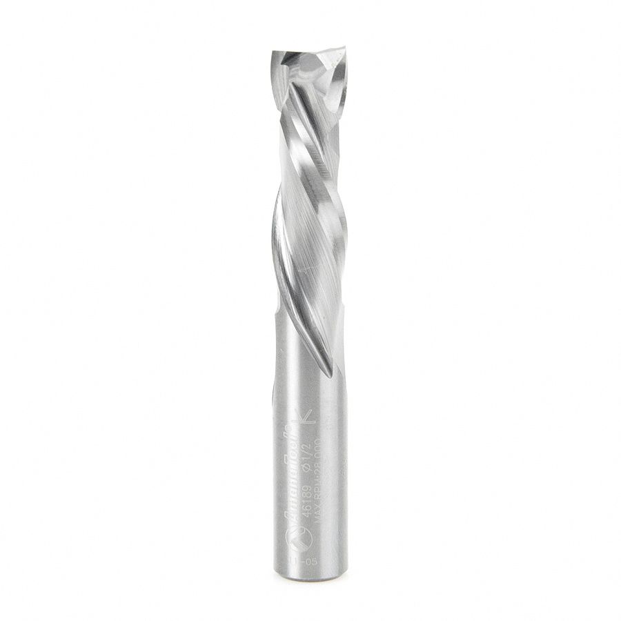 Amana Tool 46189 CNC Solid Carbide Compression Spiral 1/2 Dia x 1-1/2 x 1/2 Inch Shank