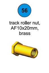 [80080] Track Roller Nut - 8 x 20mm - Part #56 In Manual