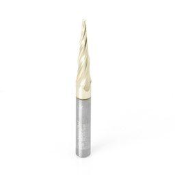[46282] Amana Tool 46282 CNC 3D Carving 5.4 Deg Tapered Angle Ball Tip 1/16 Dia