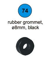 [80106] Rubber Grommet 8mm - Part #74 In Manual