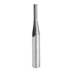 [43600] 43600 Solid Carbide Double Straight Flute Plastic Cutting 1/8 Dia x 1/2 x 1/4 Inch Shank
