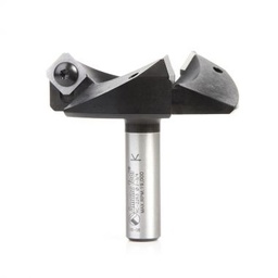 [RC-2263] Amana Tool  Heavy Duty CNC Spoilboard Insert Carbide 3 Wing Plunging, Surfacing, Planing, Flycutting &amp; Slab Leveler 2-3/4 D x 53/64 CH x 1/2 SHK Router Bit, Includes RCK-459 (3)