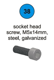 [80062] Socket Head Screw - M5 x 14mm - Part #38 In Manual